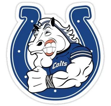 Green horse mascot for Indianapolis Colts